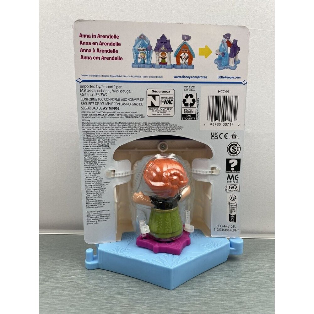 Fisher Price Little People Disney Frozen Anna in Arendelle Portable Playset - Picture 10 of 14